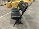 Lot of 2 Court Side Padded Folding Chairs from Carver Hawkeye Arena