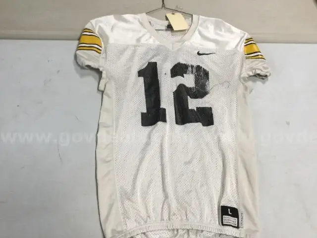 Iowa Football Practice Jersey White #12