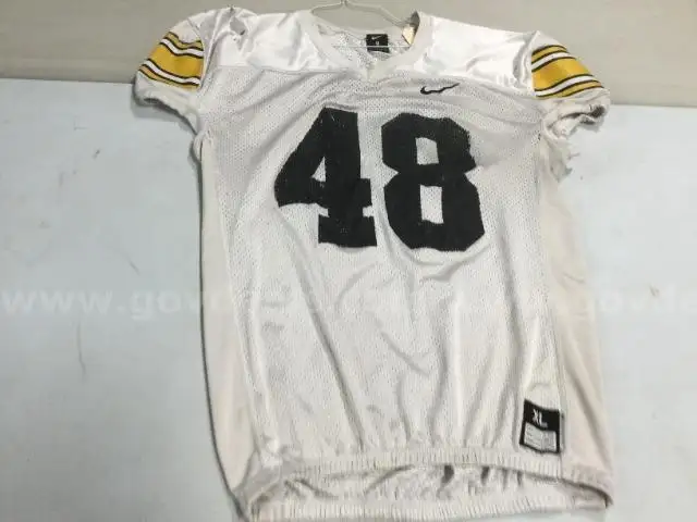 Iowa Football Practice Jersey White #48