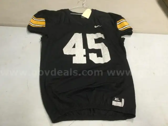 Iowa Football Practice Jersey Black #45