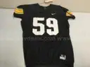 Iowa Football Practice Jersey Black #59
