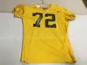 Iowa Football Practice Jersey Gold #72