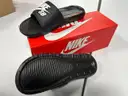 Lot of 3 Pairs of Nike Slides, Various Styles. Size 7.