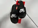 Lot of 3 Pairs of Nike Slides, Various Styles. Size 7.