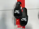 Lot of 3 Pairs of Nike Slides, Various Styles. Size 7.