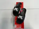 Lot of 3 Pairs of Nike Slides, Various Styles. Size 6.