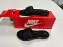Lot of 3 Pairs of Nike Slides, Various Styles. Size 6.