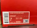 Lot of 3 Pairs of Nike Slides, Various Styles. Size 7.