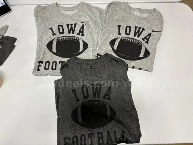 Iowa Nike Athletic Football T-shirt Size Small(North American Bidders Only)