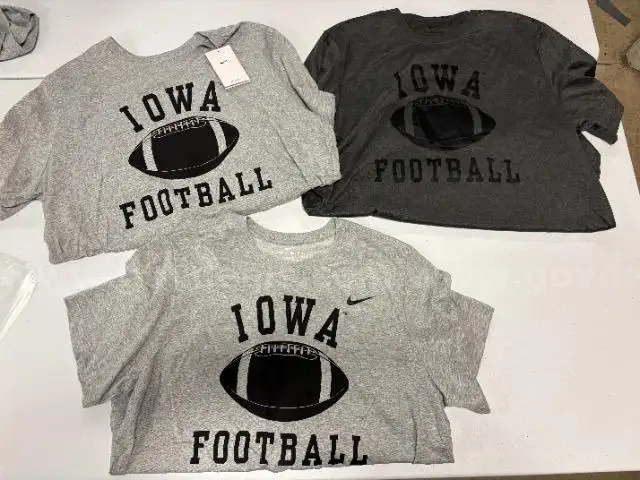 3 Iowa Nike Athletic Football T-shirt size XL