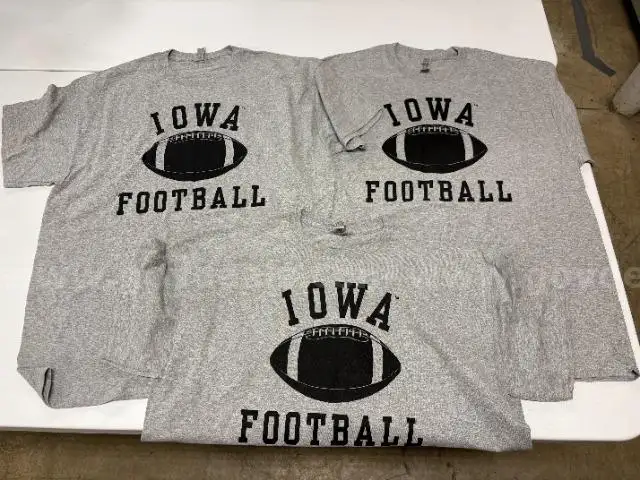 3 Iowa Nike Athletic Football T-shirt size XL