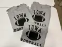 3 Iowa Nike Athletic Football T-shirt size XL