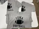 3 Iowa Nike Athletic Football T-shirt size XL