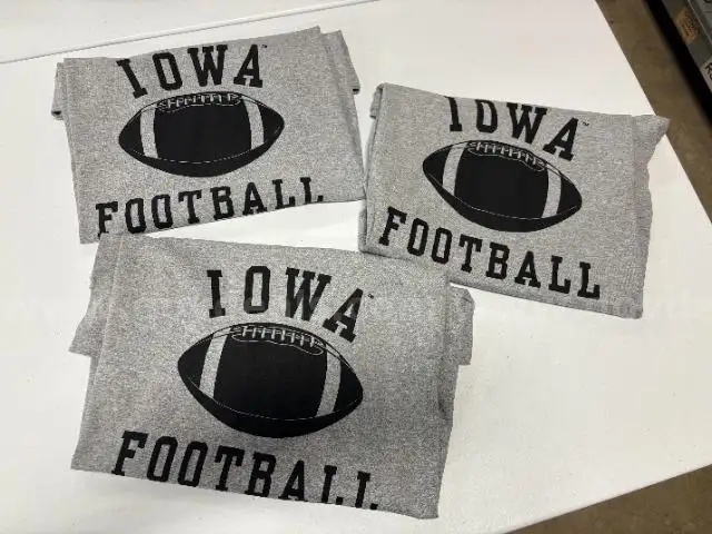 3 Iowa Nike Athletic Football T-shirt size XL