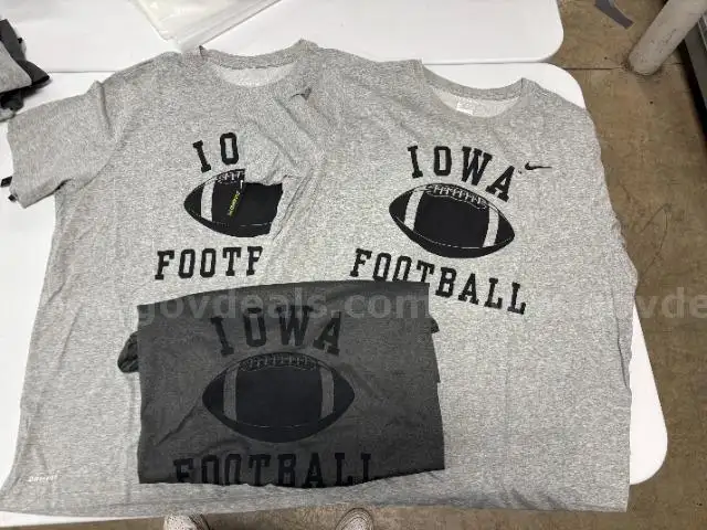 3 Iowa Nike Athletic Football T-shirt size XXL