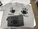 3 Iowa Nike Athletic Football T-shirt size XXL