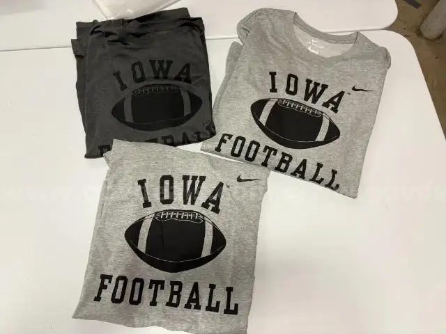 3 Iowa Nike Athletic Football T-shirt size XXL