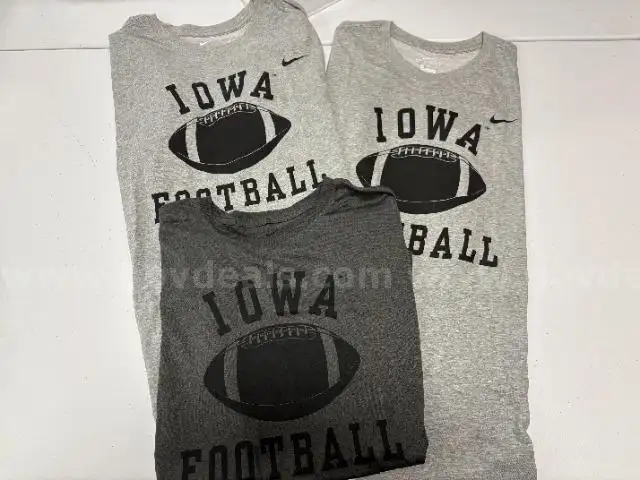 3 Iowa Nike Athletic Football T-shirt size XXL
