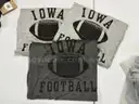 3 Iowa Nike Athletic Football T-shirt size XXL
