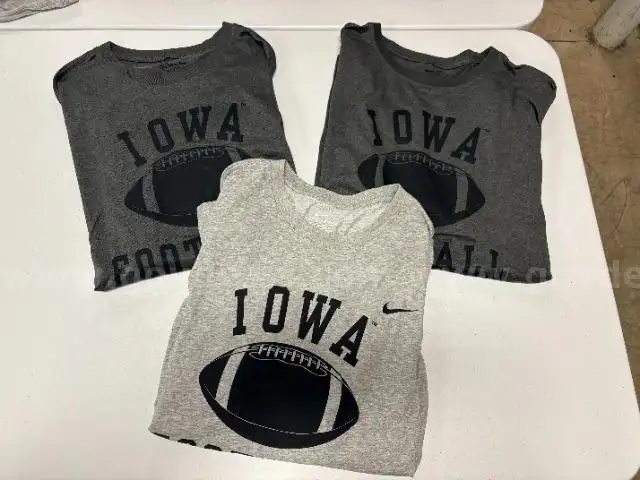 3 Iowa Nike Athletic Football T-shirt size XXL