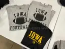 3 Iowa Hawkeyes T-shirts size Large