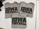 3 Iowa Hawkeyes T-shirts size Large