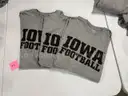 3 Iowa Hawkeyes T-shirts size XL