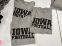 3 Iowa Hawkeyes T-shirts size XL