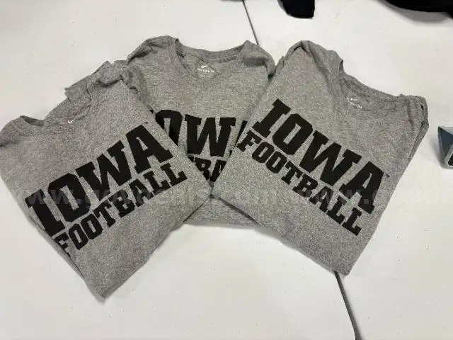3 Iowa Hawkeyes T-shirts size XXL