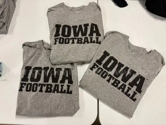 3 Iowa Hawkeyes T-shirts size XXL