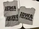 3 Iowa Hawkeyes T-shirts size XXL