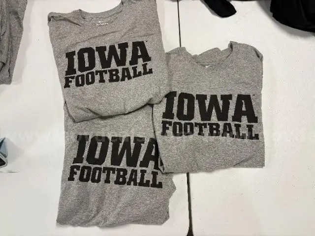 3 Iowa Hawkeyes T-shirts size XXL