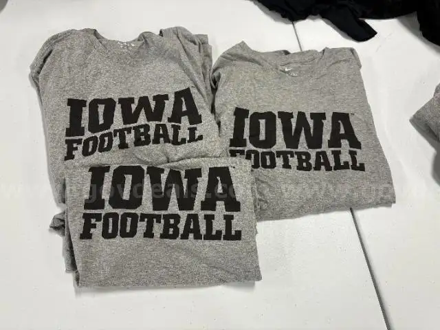 3 Iowa Hawkeyes T-shirts size 3XL