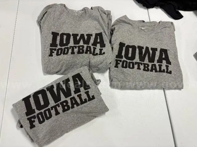 3 Iowa Hawkeyes T-shirts size 3XL