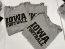 3 Iowa Hawkeyes T-shirts size 3XL