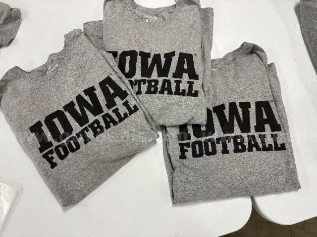 3 Iowa Hawkeyes T-shirts size 4XL