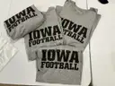4 Iowa Hawkeyes T-shirts size 4XL
