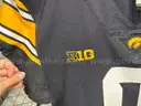 University of Iowa Hawkeye Nike Football Jersey- Black #0
