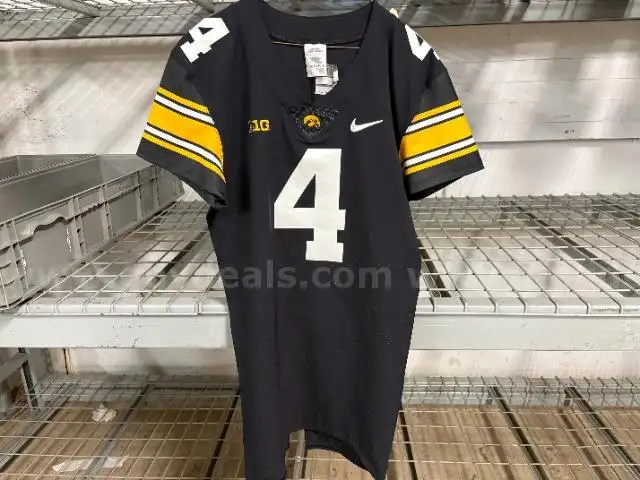 University of Iowa Hawkeye Nike Football Jersey- Black #4