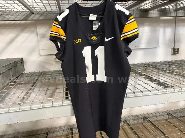 University of Iowa Hawkeye Nike Football Jersey- Black #11