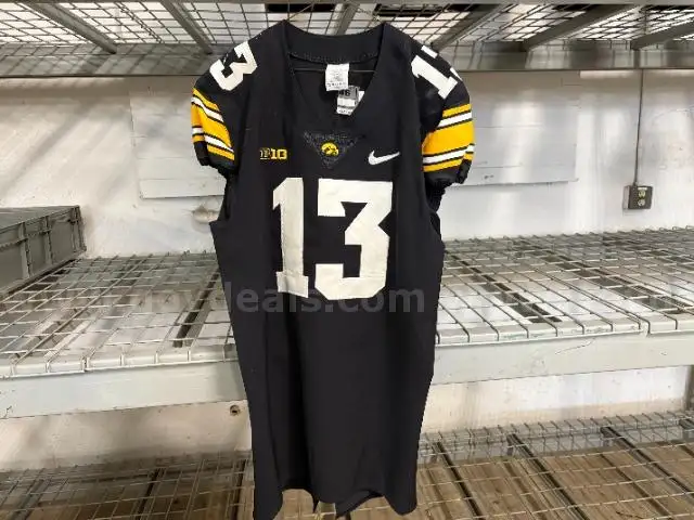 University of Iowa Hawkeye Nike Football Jersey- Black #13