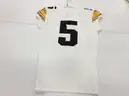 University of Iowa Hawkeye Nike Football Jersey- White #5