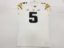University of Iowa Hawkeye Nike Football Jersey- White #5