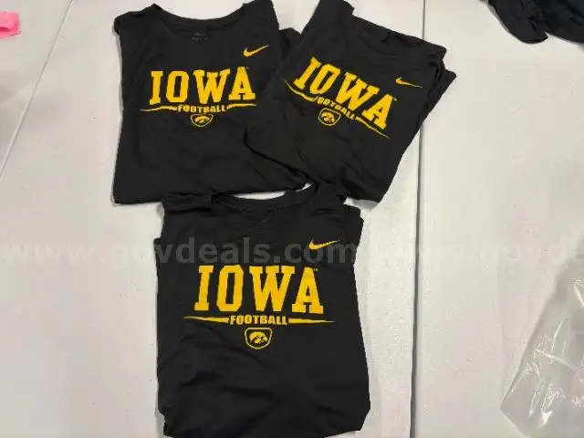 3 Nike Iowa Hawkeye Football Dri-Fit T-shirts size 3XL