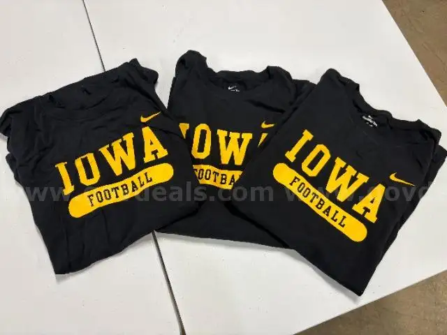 3 Nike Iowa Hawkeye Football T-shirts size 3XL