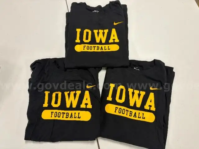3 Nike Iowa Hawkeye Football T-shirts size 3XL