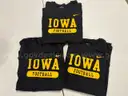 3 Nike Iowa Hawkeye Football T-shirts size 3XL