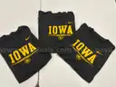 3 Nike Iowa Hawkeye Football Dri-Fit T-shirts size XXL