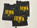 3 Nike Iowa Hawkeye Football Dri-Fit T-shirts size XXL