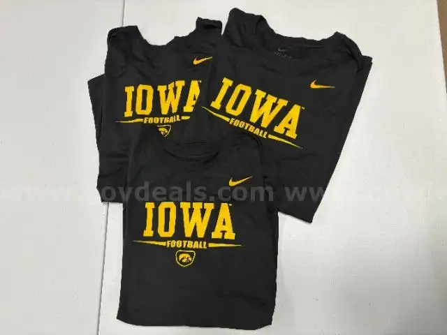 3 Nike Iowa Hawkeye Football T-shirts size 4XL